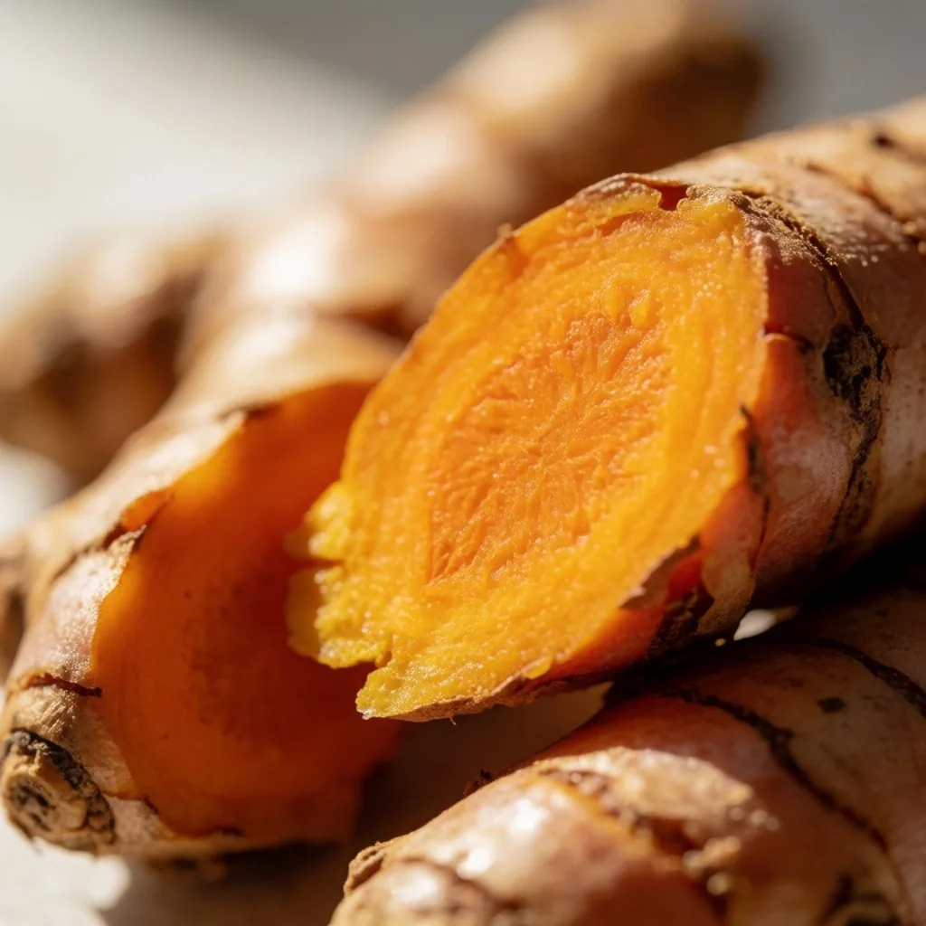 Fresh turmeric root macro study